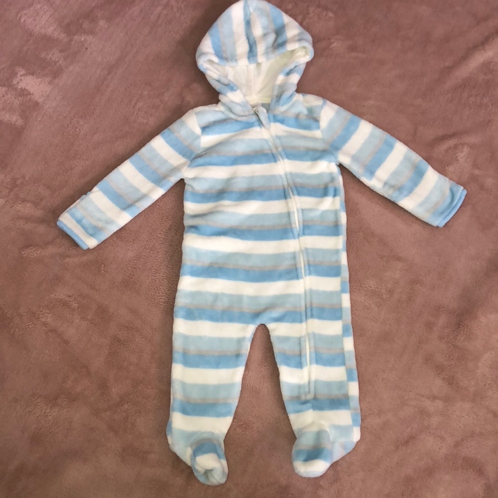 Extra warm baby footie
